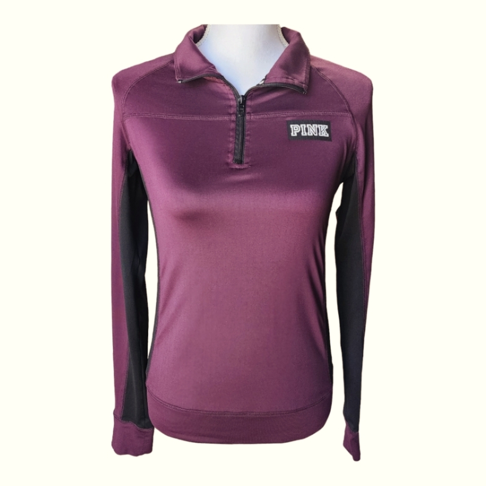 Victoria's Secret Pink Women's Ultimate Pullover, 1/4 Zip, Athletic, Size XS